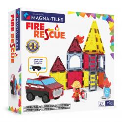 Magna-Tiles - Fire Rescue&trade; 27 Piece Set (90360) - Toys