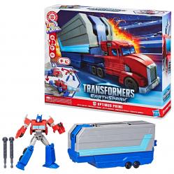 Transformers - Earthsp Optimus Prime Battle Trailer (G07505L0) - Toys