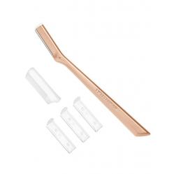 Tweezerman - Retail Facial Razor - Rose Gold - 1 - Health and Personal Care