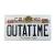 Back To The Future Replica Number Plate Tin Sign - Fan Shop and Merchandise