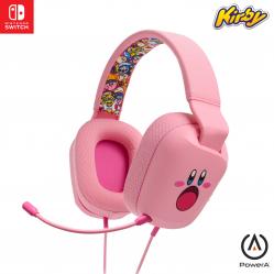 PowerA - Wired Stereo Headset for Nintendo Switch - Kirby Mouthful - Pink - Nintendo Switch