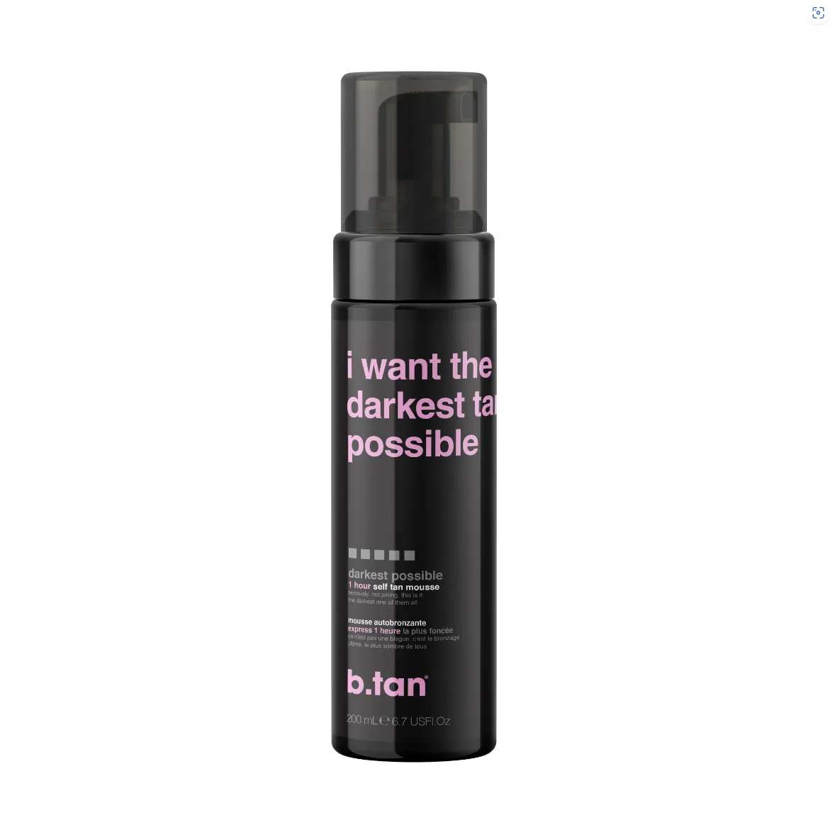 b.tan - I Want The Darkest Tan Possible Tan Mousse 200 ml - Beauty