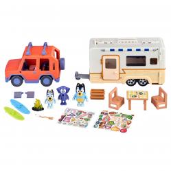 bluey – Family 4WD and Caravan playset (90130) - Toys