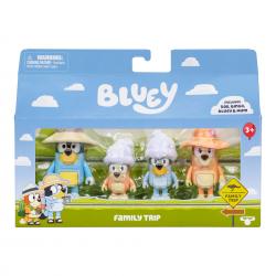 Bluey - Figures 4-pack – Family Tent Trip (90267) - Toys