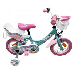 Volare - Children's Bicycle 12" - Unicorn Green (61276) - Toys