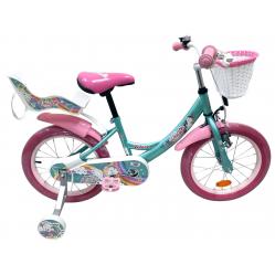 Volare - Children's Bicycle 16" - Unicorn Green (61681) - Toys