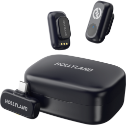 Hollyland - LARK A1 Duo with USB-C RX + Charging Case - Musical Instruments & DJ