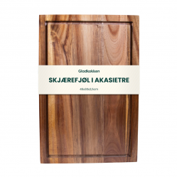 Gladkokken - Cutting Board, Acacia Wood - Natural - 45 x 30 x 2.5 cm - Home and Kitchen