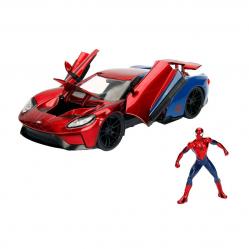 Jada - Marvel Spiderman 2017 Ford GT 1:24, 20cm (9399725314R00) - Toys