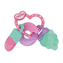 Nuby - Icy Bite Sweets Teether Pink/Turqoise/Purple + 3 M (708060) - Toys