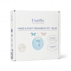 Vanilla Copenhagen - Hand & Foot Clay Kit - Blue - Ø11 cm - Baby and Children