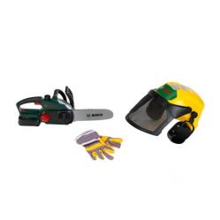 Klein - Bosch felling set w/chainsaw and helmet light & sound (KL8197) - Toys