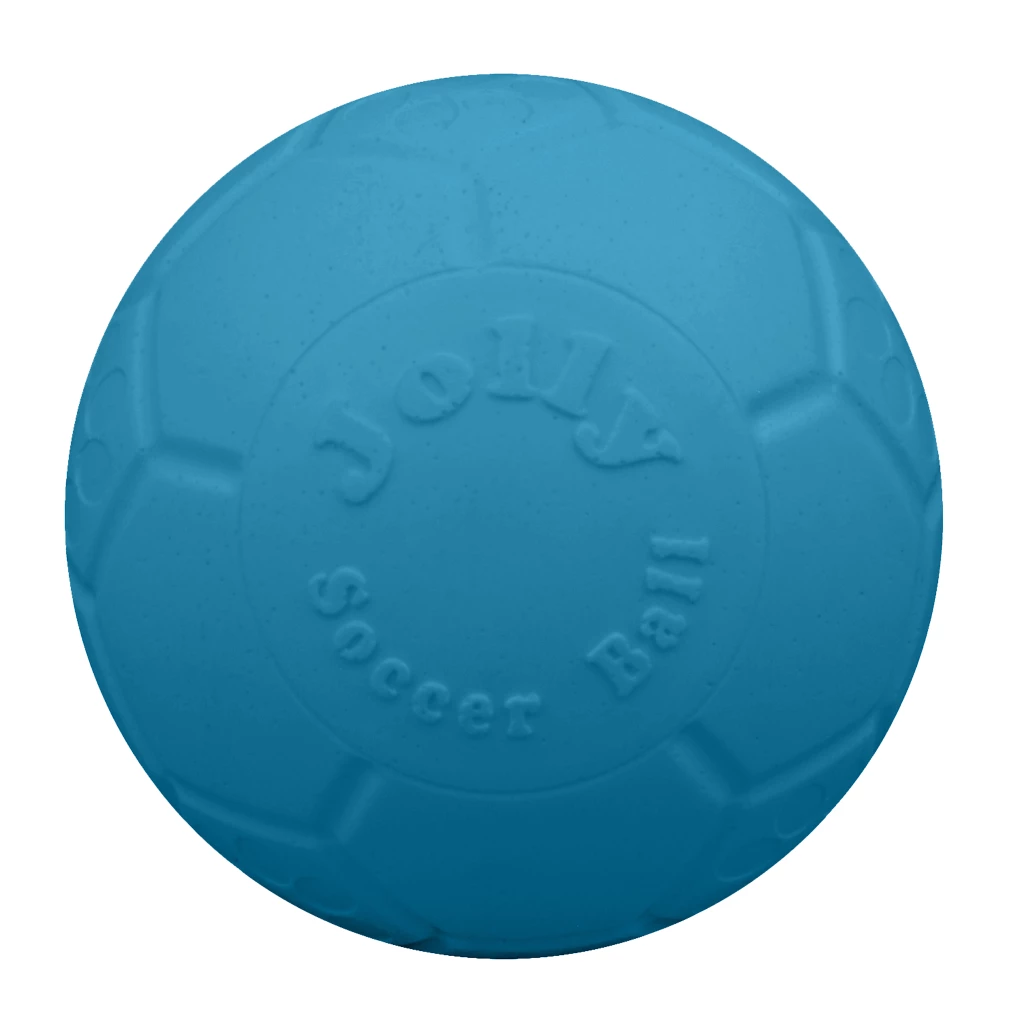 jolly pets - Jolly Soccer Ball - Light blue - S (15cm) - Pet Supplies