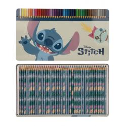 Stitch - Colour pencil in tin box - 40 pcs (1833038) - Toys