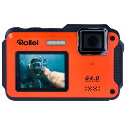 Rollei - Sportsline 64 camera selfie orange - Electronics