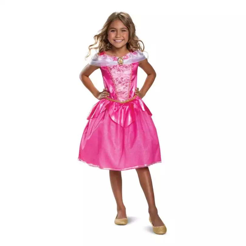 Disguise - Disney Sleeping Beauty Aurora Deluxe Costume (7-8 years) (129409K-EU-PK1) - Toys