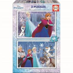 Educa - 2x48 pcs, Frozen (80-16852) - Toys