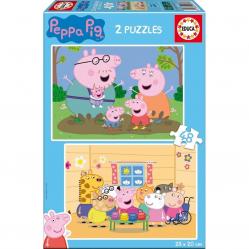 Educa - 2X48 pcs, Peppa Pig (80-20327) - Toys