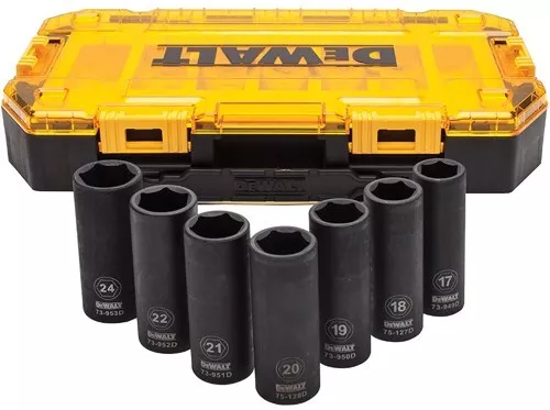 Dewalt 7 pcs. 1/2 impact socket set - Tools and Home Improvements