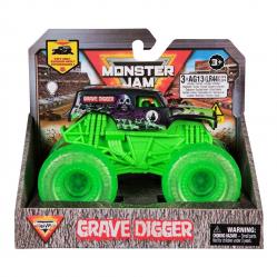 Monster Jam 1:43 Light Up Wheels Truck - Grave Digger - Toys