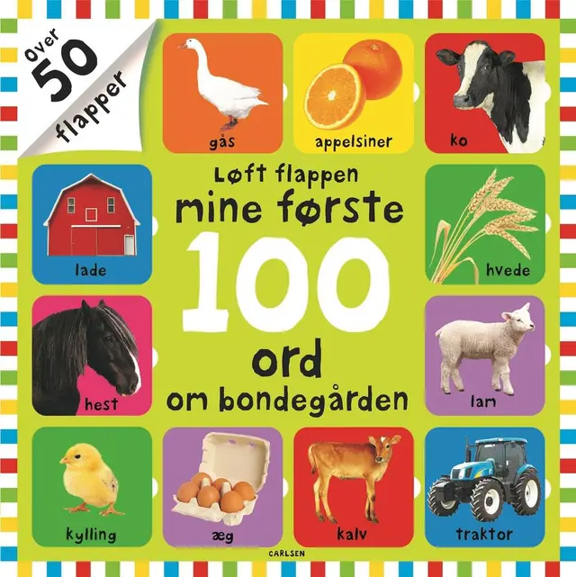 Løft flappen mine første 100 ord om bondegården - Toys