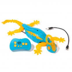 Hex Bots - Wall Crawler Chameleon, Orange and blue - Toys