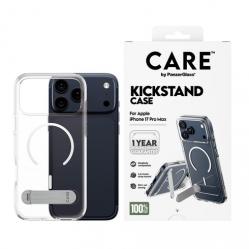 PanzerGlass - CARE Feature Case Transparent w. Kickstand & MagSafe - iPhone 17 Pro Max - Electronics