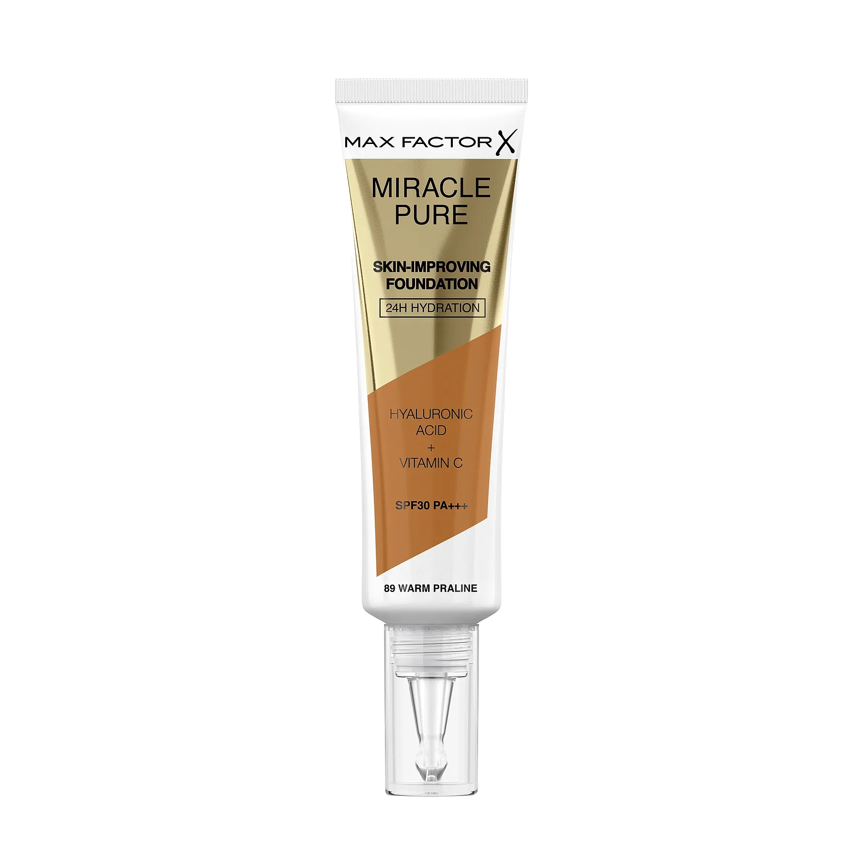 Max Factor - Miracle Pure Skin-Improving Foundation - 89 Warm Praline - Beauty