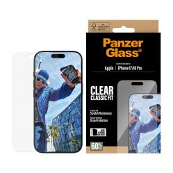PanzerGlass - Screen Protector iPhone 17/iPhone 16 Pro - Classic Fit w. EasyAligner - Electronics