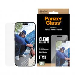 PanzerGlass - Screen Protector iPhone 17 Pro Max - Classic Fit w. EasyAligner - Electronics