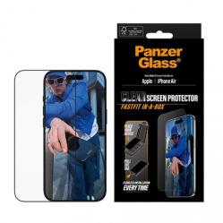 PanzerGlass - Screen Protector w. Black Frame - iPhone Air - UWF w. Fastfit in-a-box - Electronics