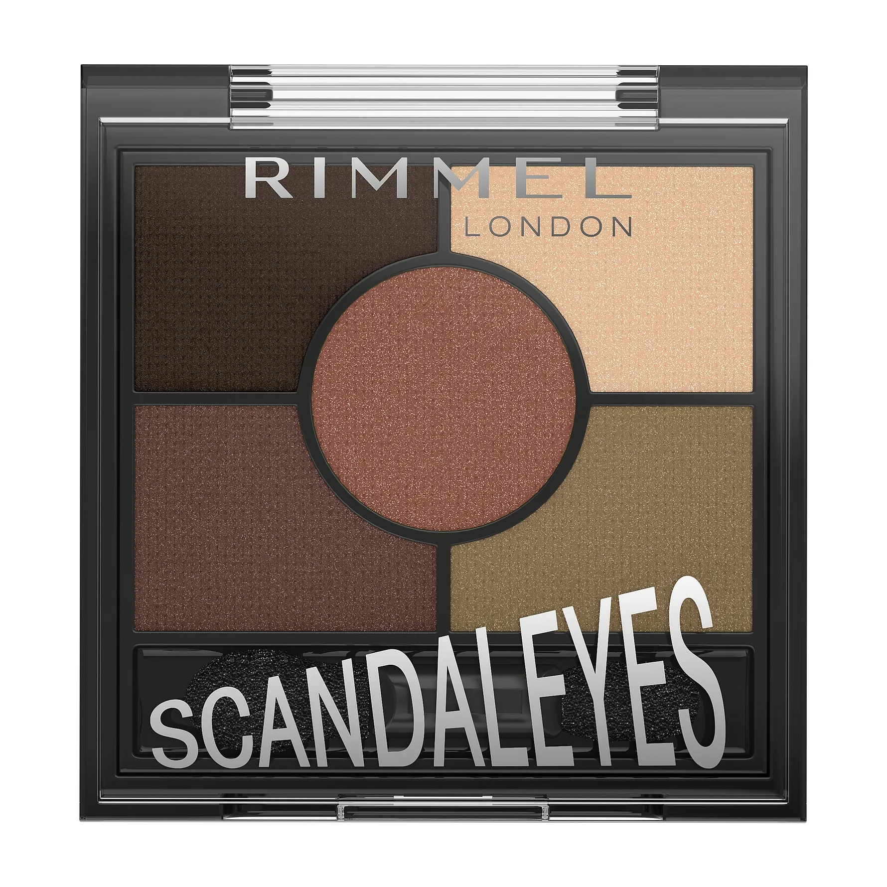 Rimmel - Scandal eyes 5 Pan Palette Eyeshadow - 002 Brixton brown - Beauty
