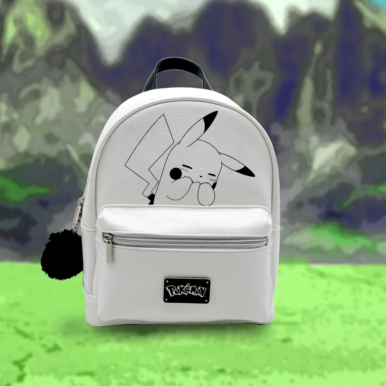 Pokémon Pikachu Backpack White 28cm - Fan Shop and Merchandise