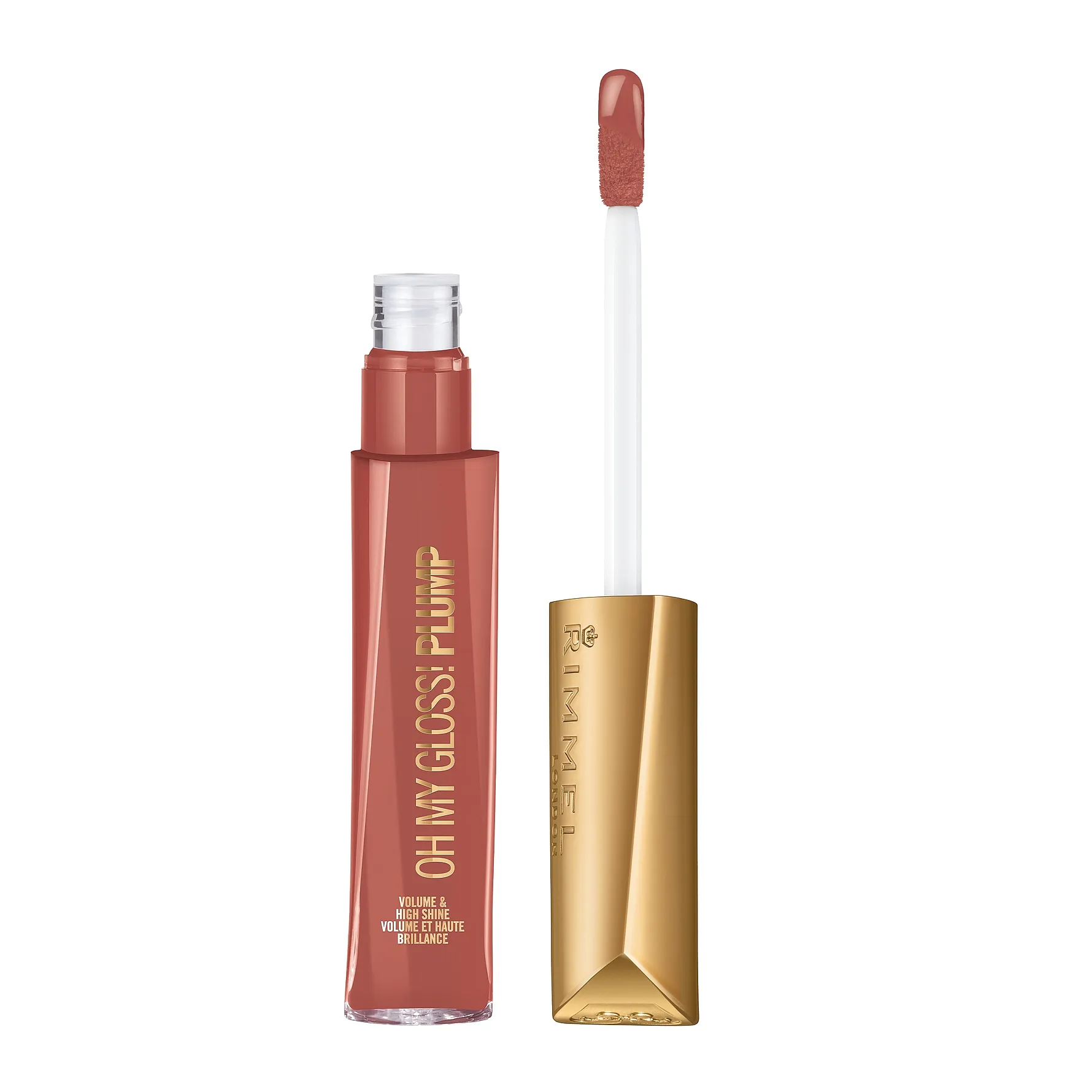 Rimmel - Oh my gloss Plump - High-shine Lipgloss - 759 spiced nude - Beauty