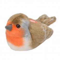 Wild Republic - Plush Toy Bird With Sound 18 cm European Robin (808034) - Toys