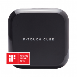 Brother P-touch CUBE Plus Label Printer – Bluetooth & USB - 24 mm - Office and School Supplies
