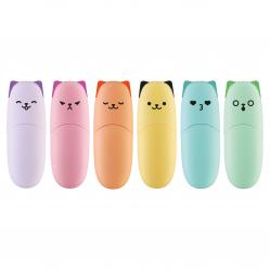 Mustard - Kitty Cats Highlighters - Pastel - Compact - Gadgets