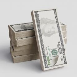 Mustard - Cash Sticky Notes - 3 inches by 6 inches - Gadgets