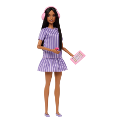 Barbie - Fashionista Doll Stripes (Autism Awareness) (JJN58) - Toys