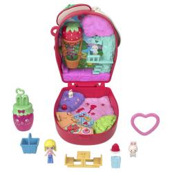 Polly Pocket - Core Compact Strawberry Bunny Basket (JKC47) - Toys
