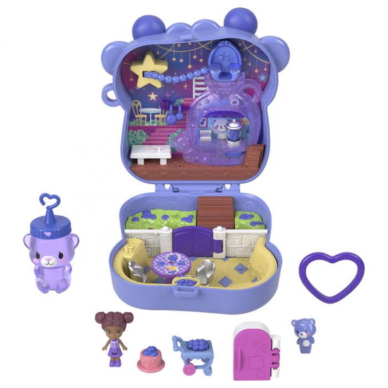 Polly Pocket - Core Compact Blue-Beary Besties (JKC48) - Toys