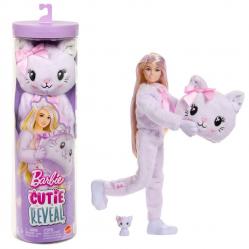 Barbie - Cutie Reveal Sweet Bows Purple Kitten (JJP64) - Toys