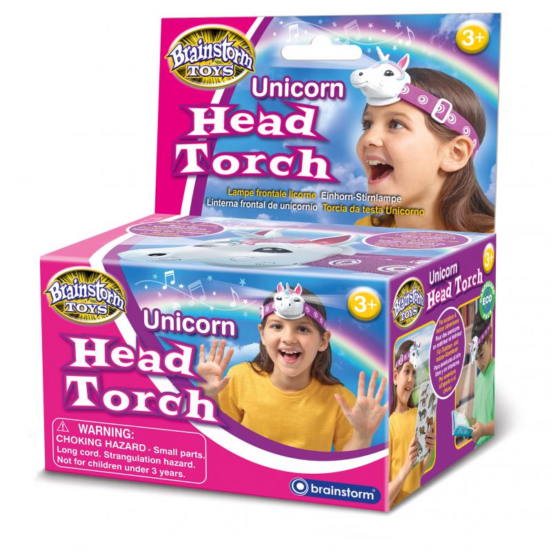 Brainstorm - Unicorn Head Torch (306-2074) - Toys