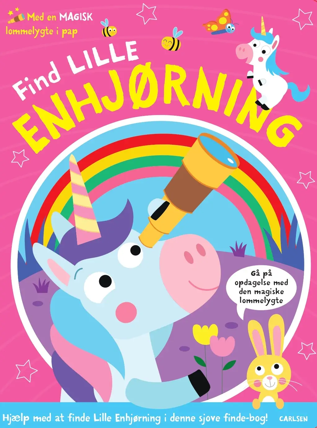 Find Lille Enhjørning - Med en magisk lommelygte - Toys