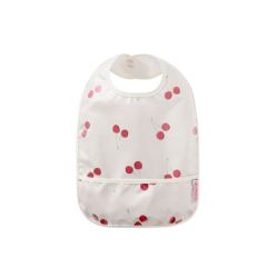 Bambino - Easy Wipe Bib - Cherry - Baby and Children
