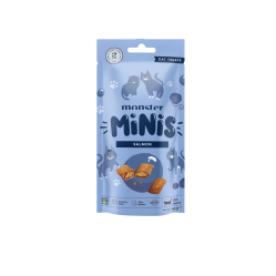 Monster Pet Food - Monster Cat Minis Treats - Salmon - 60 g - Pet Supplies