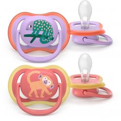 Philips Avent - Ultra air soother, 18m+, red/purple - Baby and Children