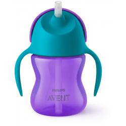 Philips Avent - Straw Cups, Bendy straw cup, 200ml/7oz, 9m+, 1-pack - Baby and Children