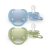 Philips Avent - Ultra soft soother, 0-6m,  Green/Blue - Baby and Children
