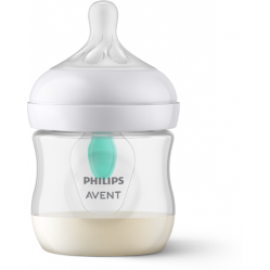 Philips Avent - Baby Bottle with AirFree Vent – 4oz/125ml, Slow Flow Nipple, 0-3 Months, 1 Bottle - Baby and Children